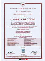 сертификат Marina creazioni